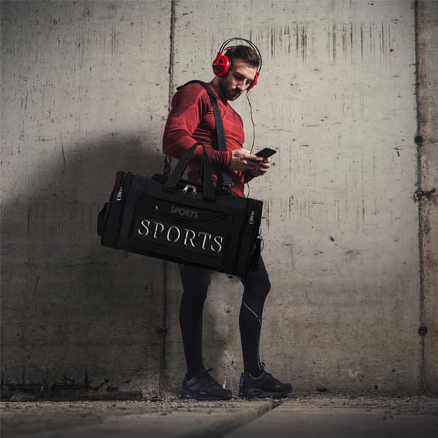 RTO Velika potovalna/športna torba (20L, črna) 3