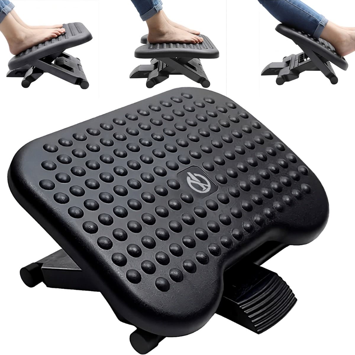 Ergonomski pisarniški podstavek za noge RTO XXL, nastavljiv