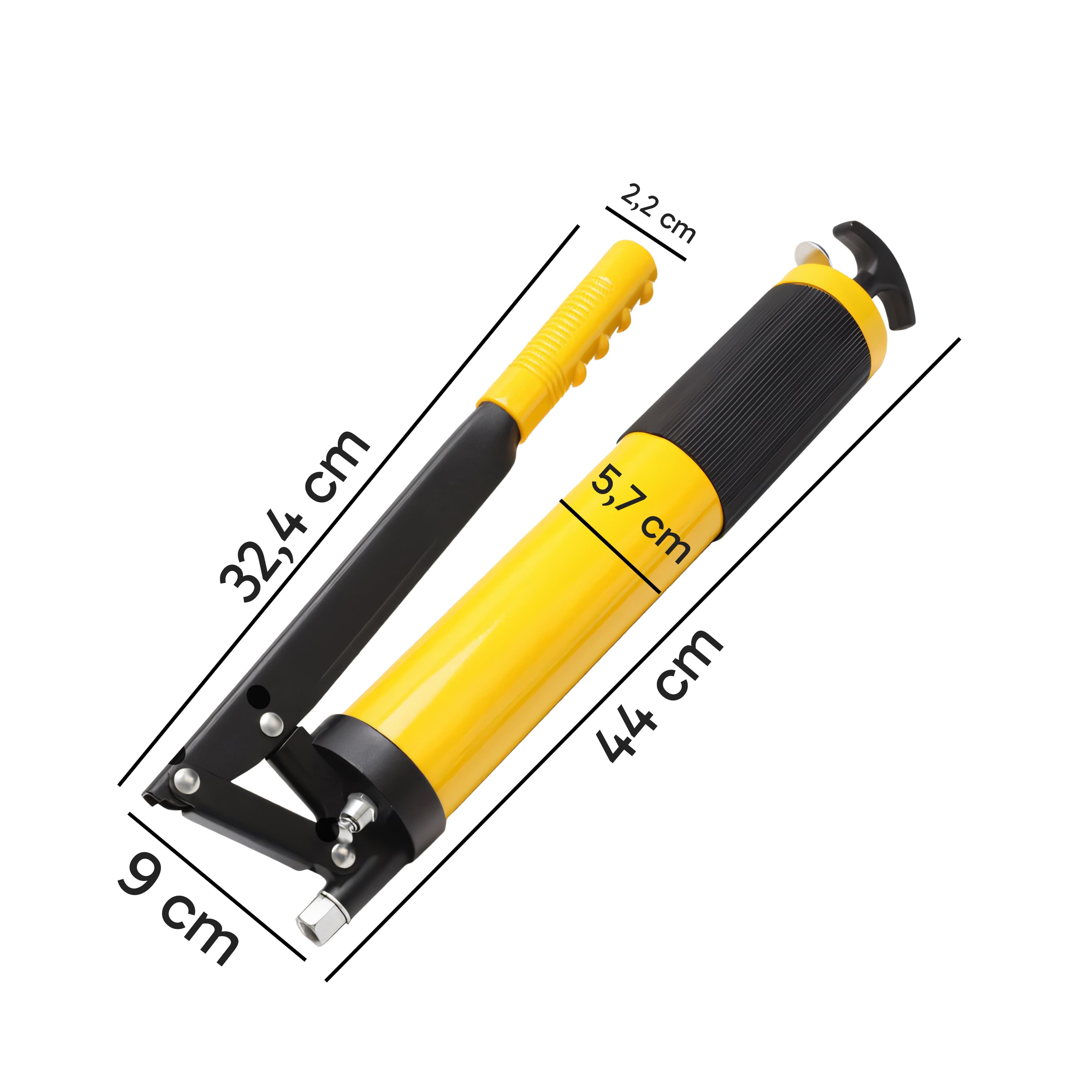RTO SR313 Ročna mastilna pištola/mazalnik 600 ml, profesionalna 4