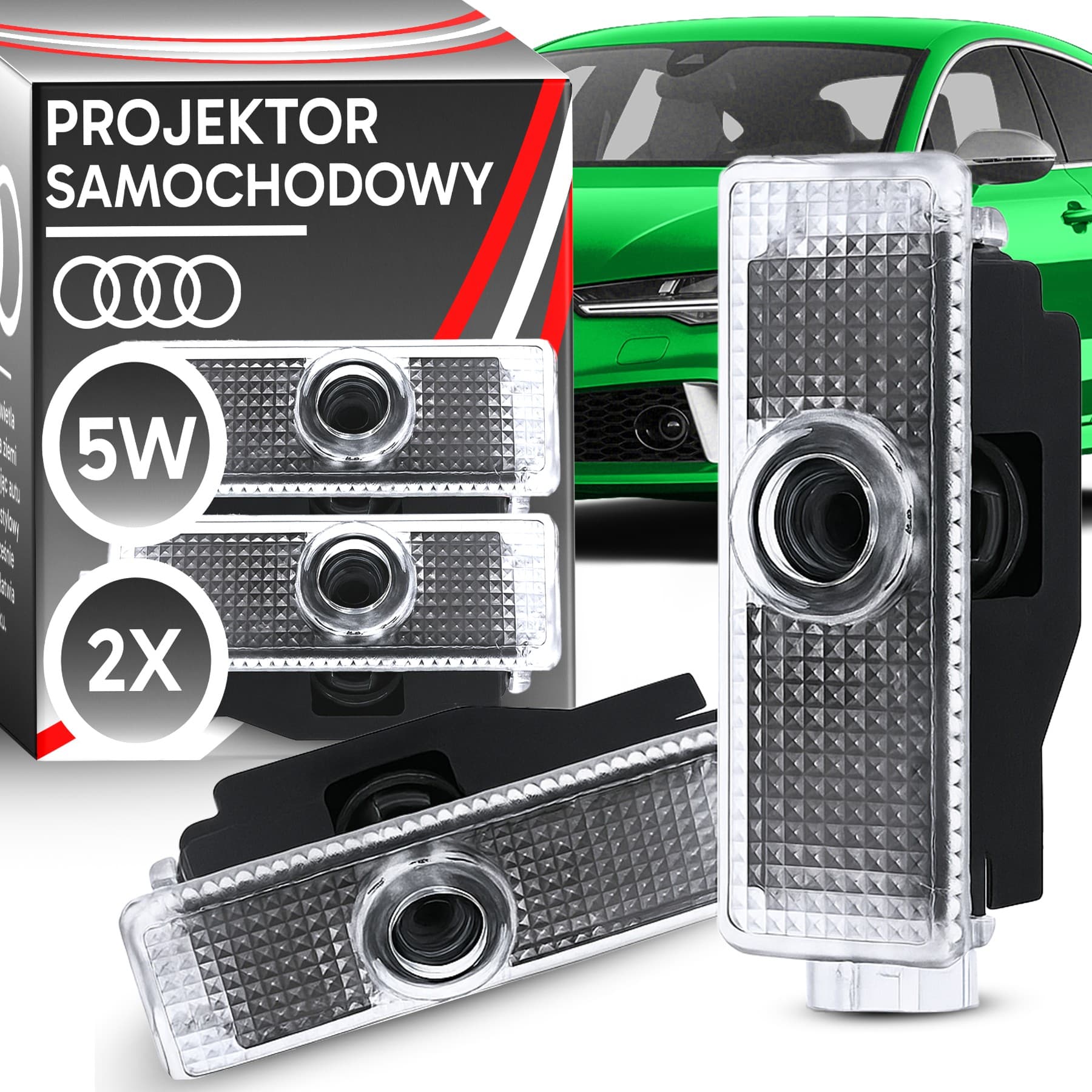 LED projektor logotipa RTO za Audi (20+ vzorcev)