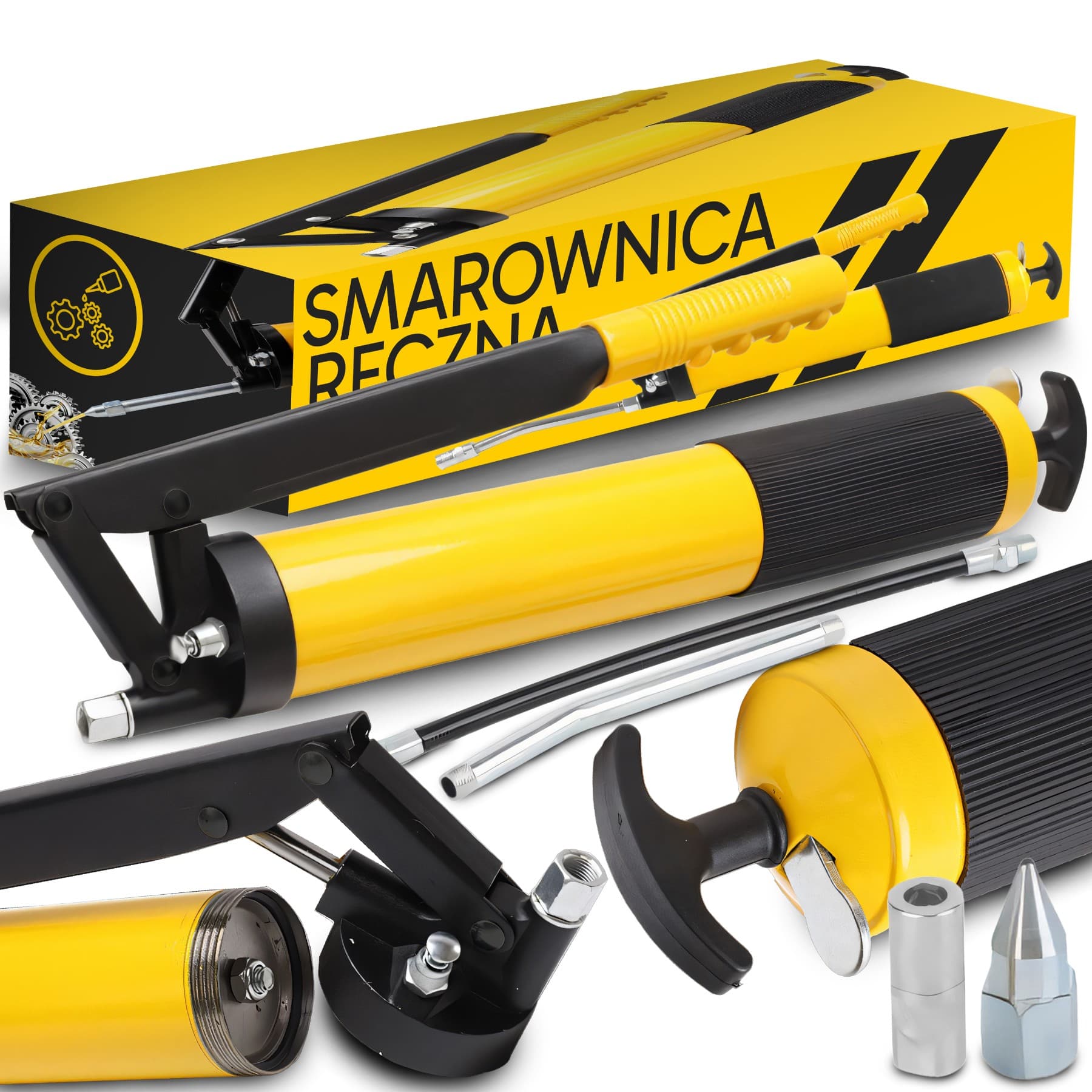 RTO SR313 Ročna mastilna pištola/mazalnik 600 ml, profesionalna