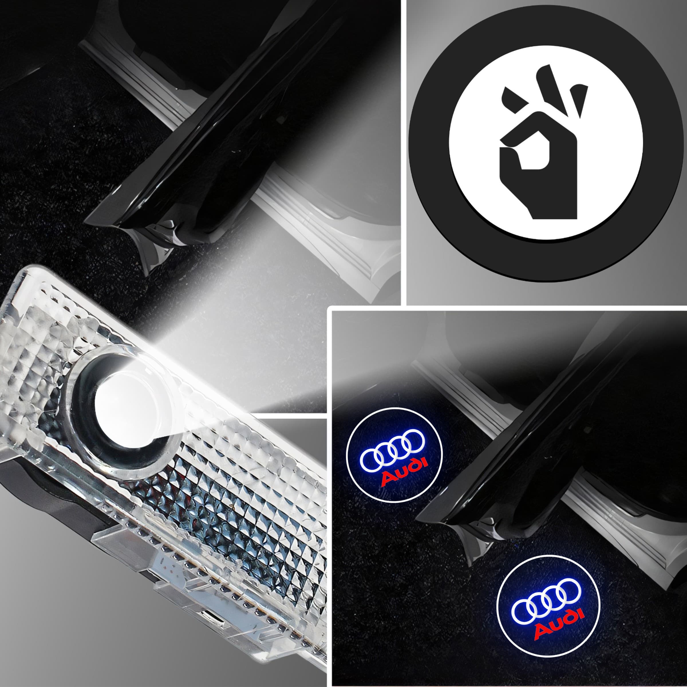 LED projektor logotipa RTO za Audi (20+ vzorcev) 3