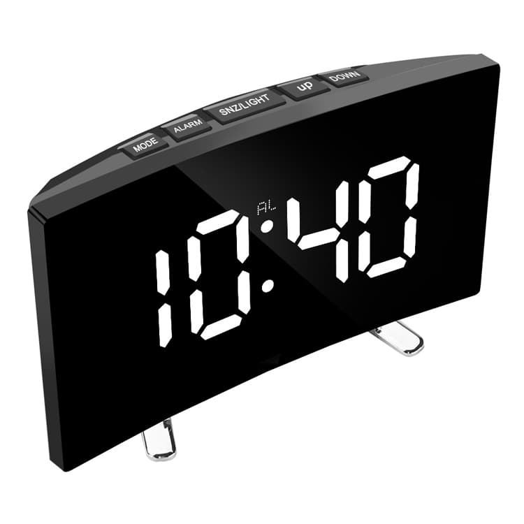 RTO LED digitalna ura, budilka, termometer, ogledalo