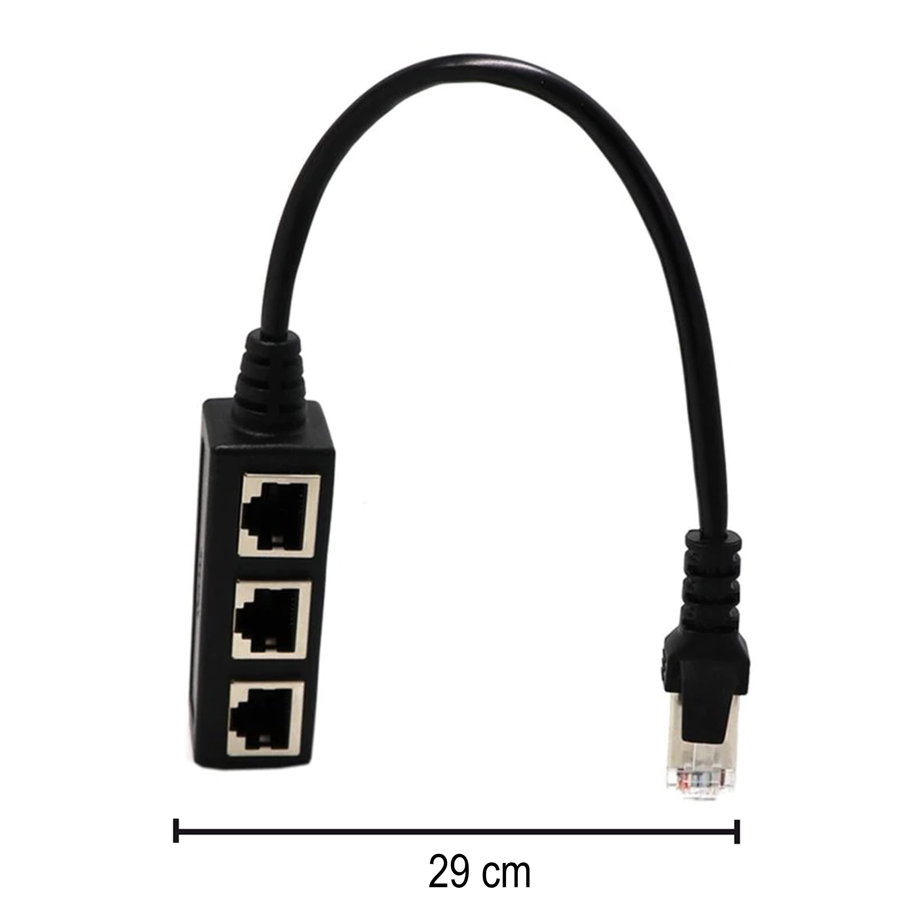 RTO Adapter LAN RJ45 razdelilec 3xRJ45 FTP 4