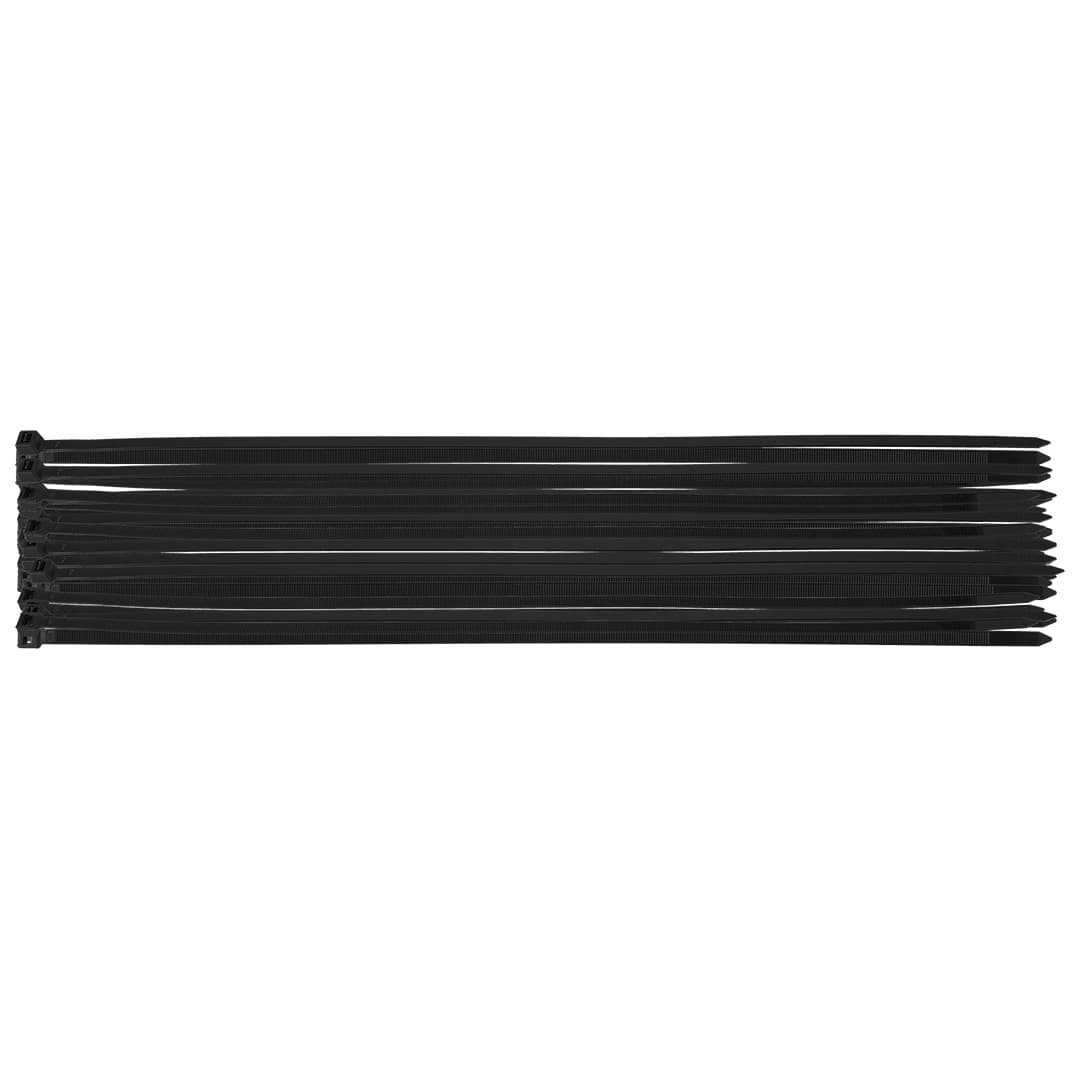 NEO TOOLS Connect ekstremne vezice, 7.6 x 500 mm, črne, 50 kos.