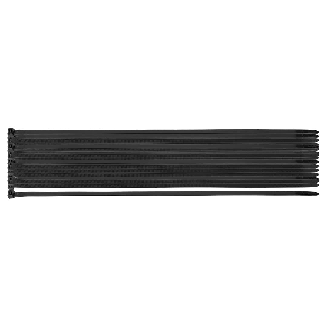 NEO TOOLS Connect ekstremne vezice, 12 x 700 mm, črne, 50 kos.