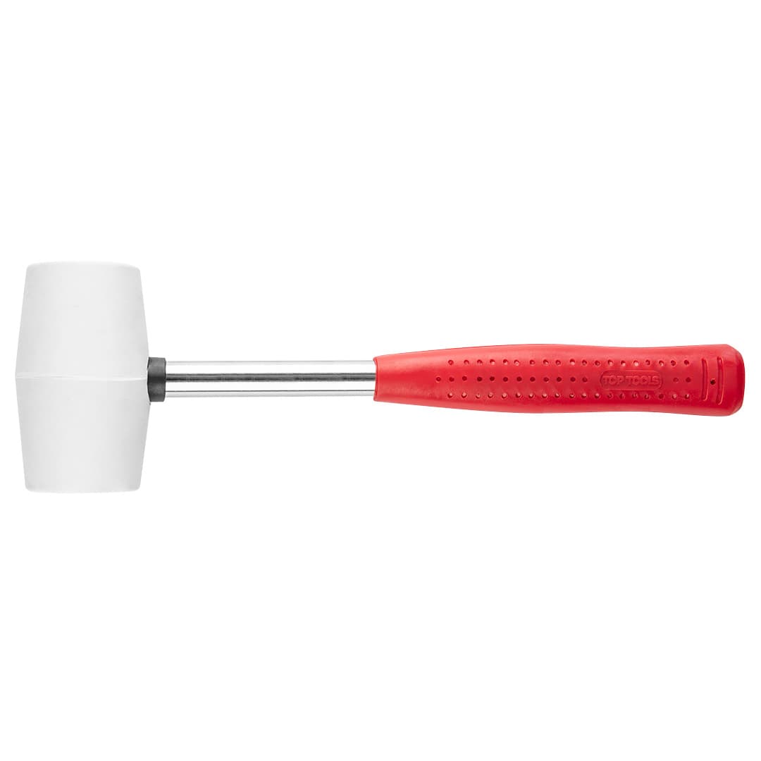 Gumijasto kladivo Top Tools 225 g, 40 mm, bela guma