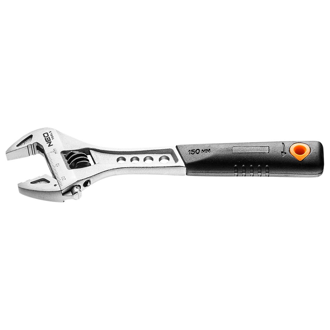 NEO TOOLS nastavljiv ključ 150 mm, območje 0-24 mm