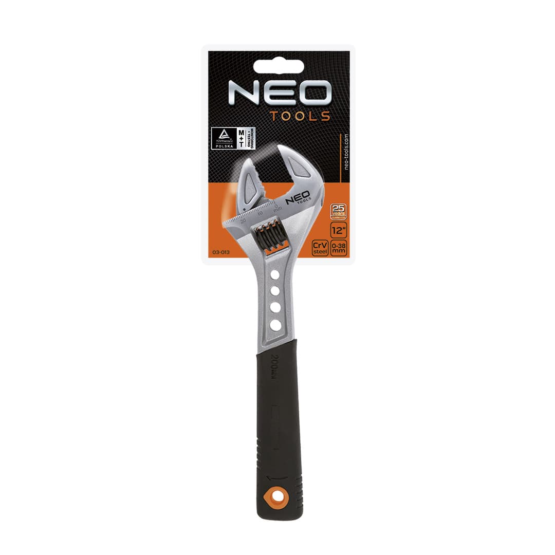 NEO TOOLS nastavljiv ključ 150 mm, območje 0-24 mm 3
