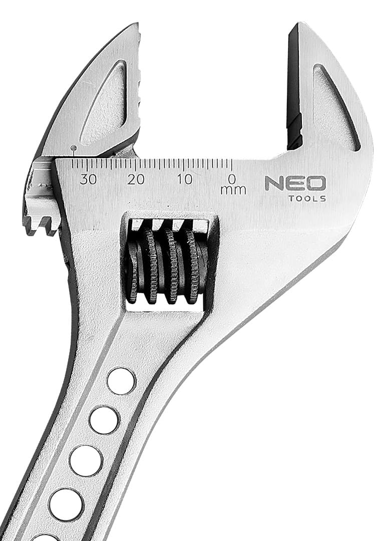NEO TOOLS nastavljiv ključ 250 mm, območje 0-33 mm 4