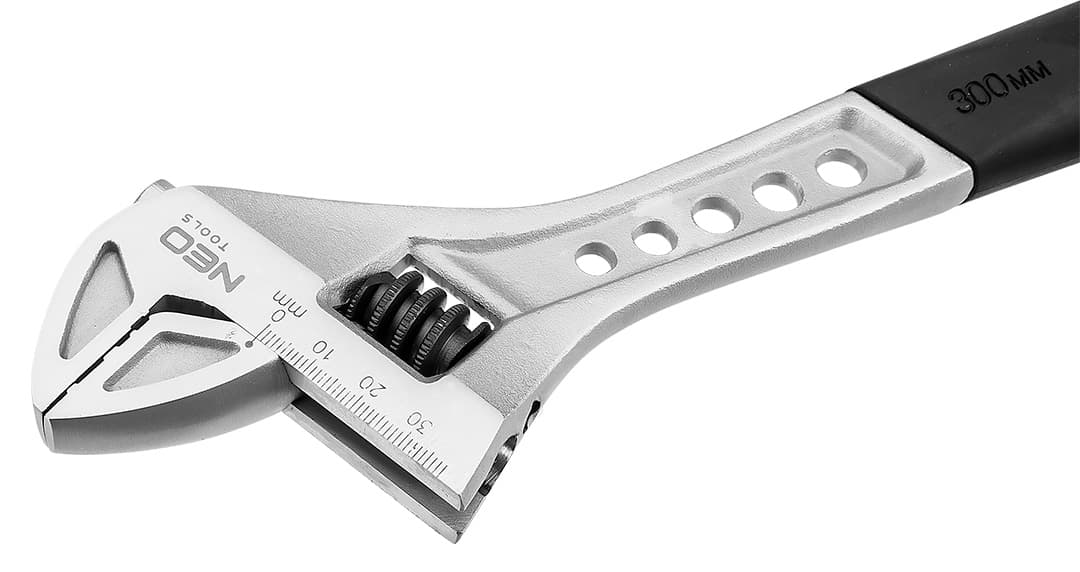 NEO TOOLS nastavljiv ključ 300 mm, območje 0-38 mm 6