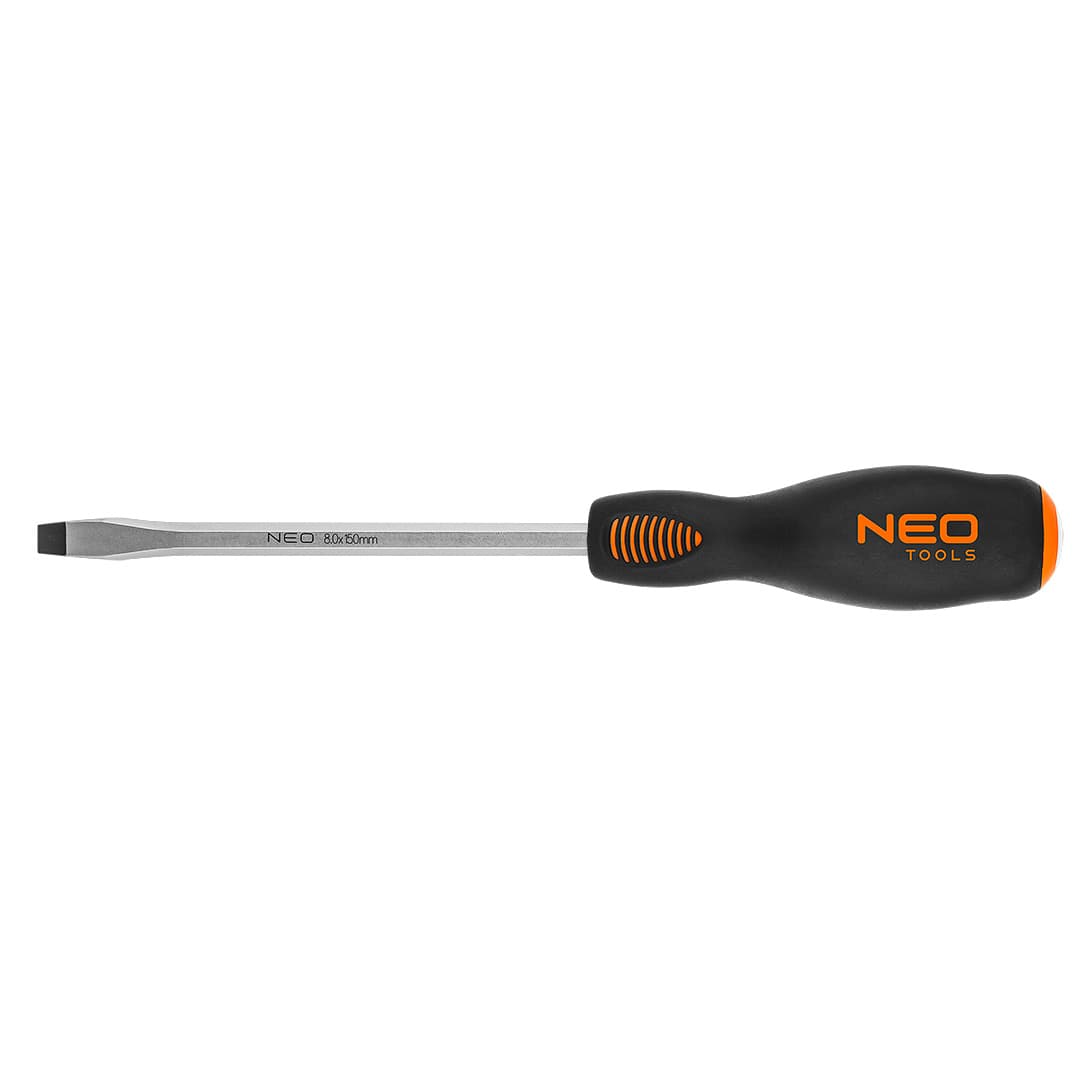 Udarni ploščati izvijač NEO TOOLS 8.0 x 150 mm, S2