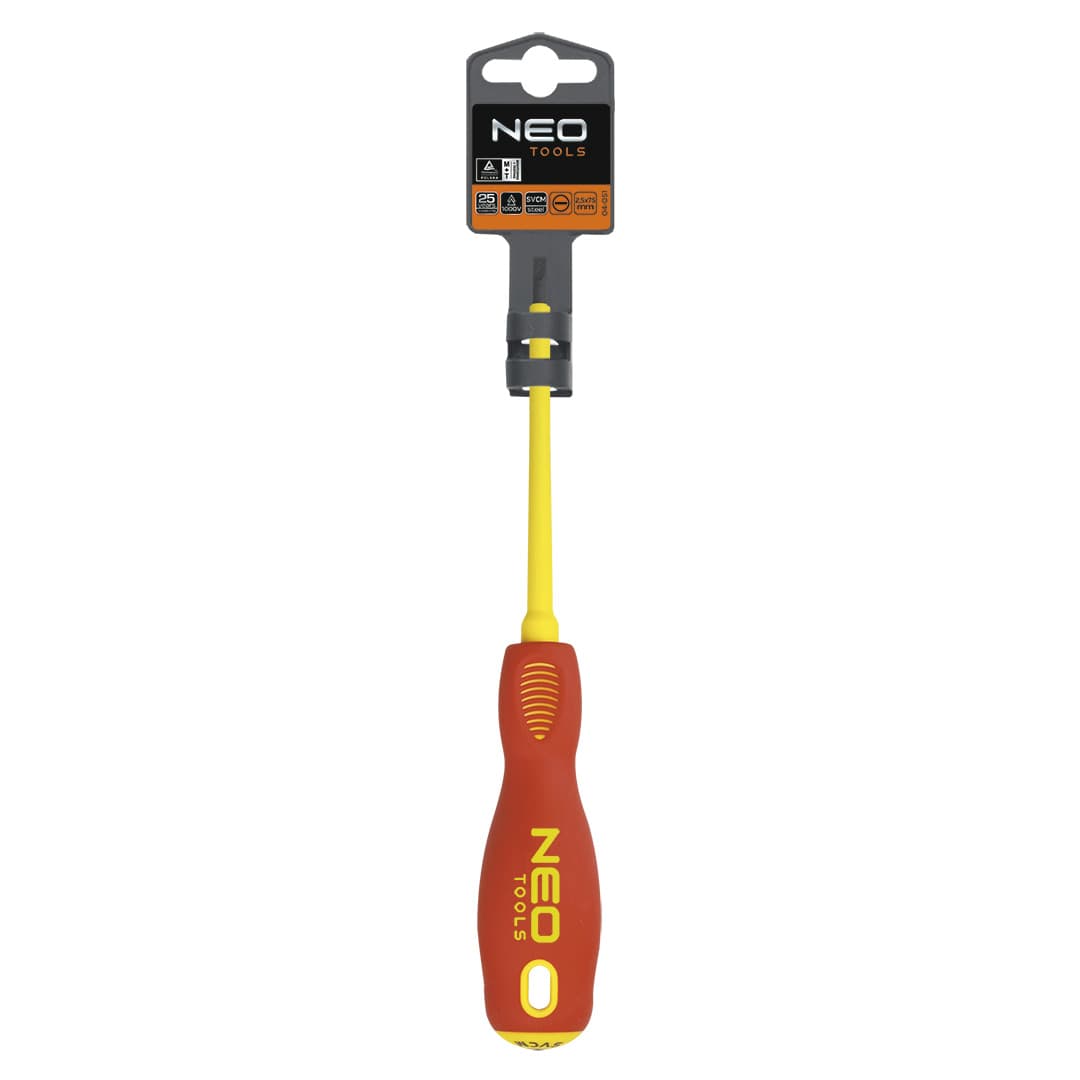 Ravni izvijač NEO TOOLS 1000V, 2.5 x 75 mm, S2 3