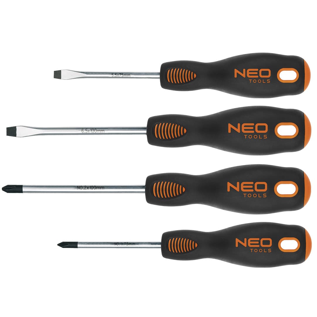Set izvijačev NEO TOOLS, 4 kose