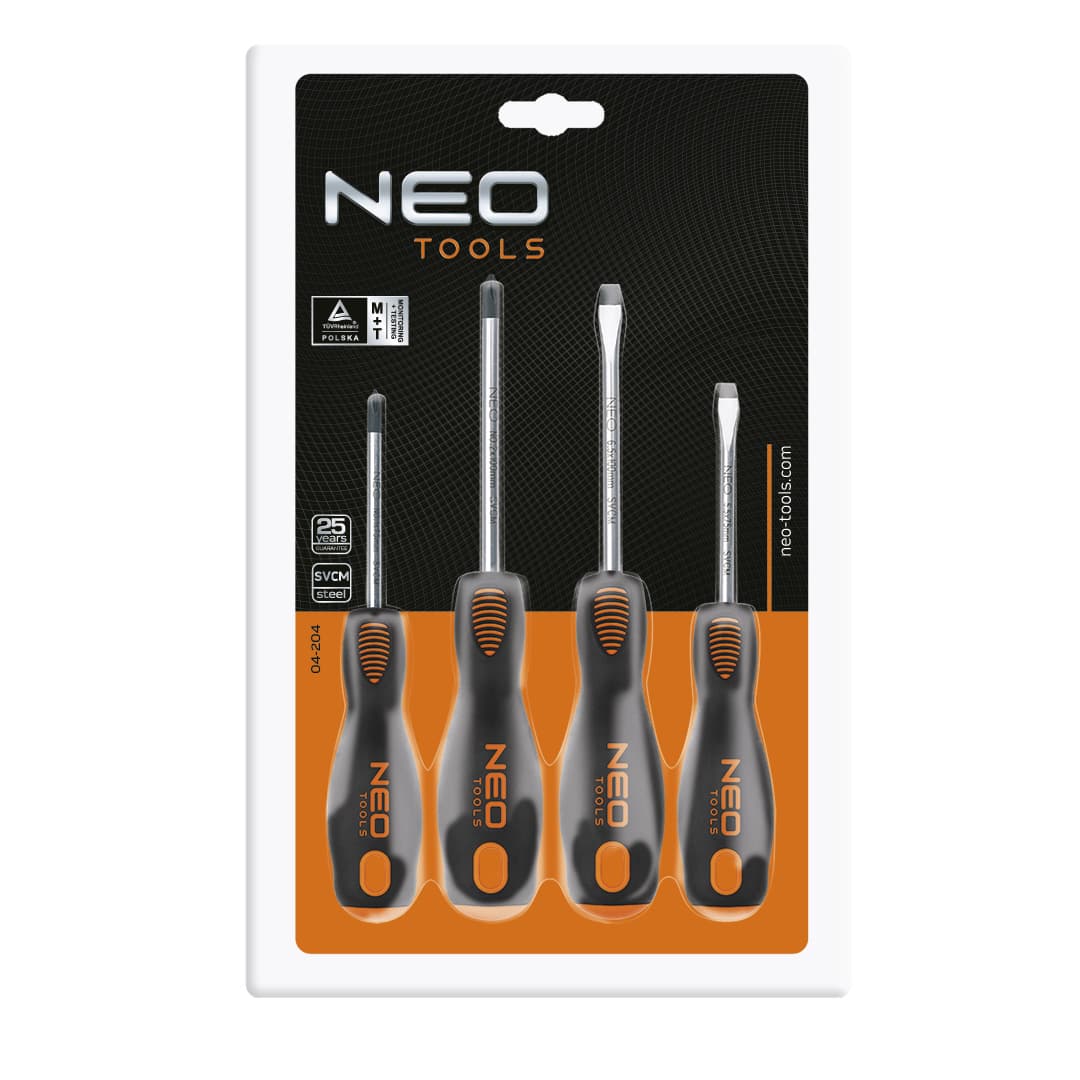 Set izvijačev NEO TOOLS, 4 kose 5