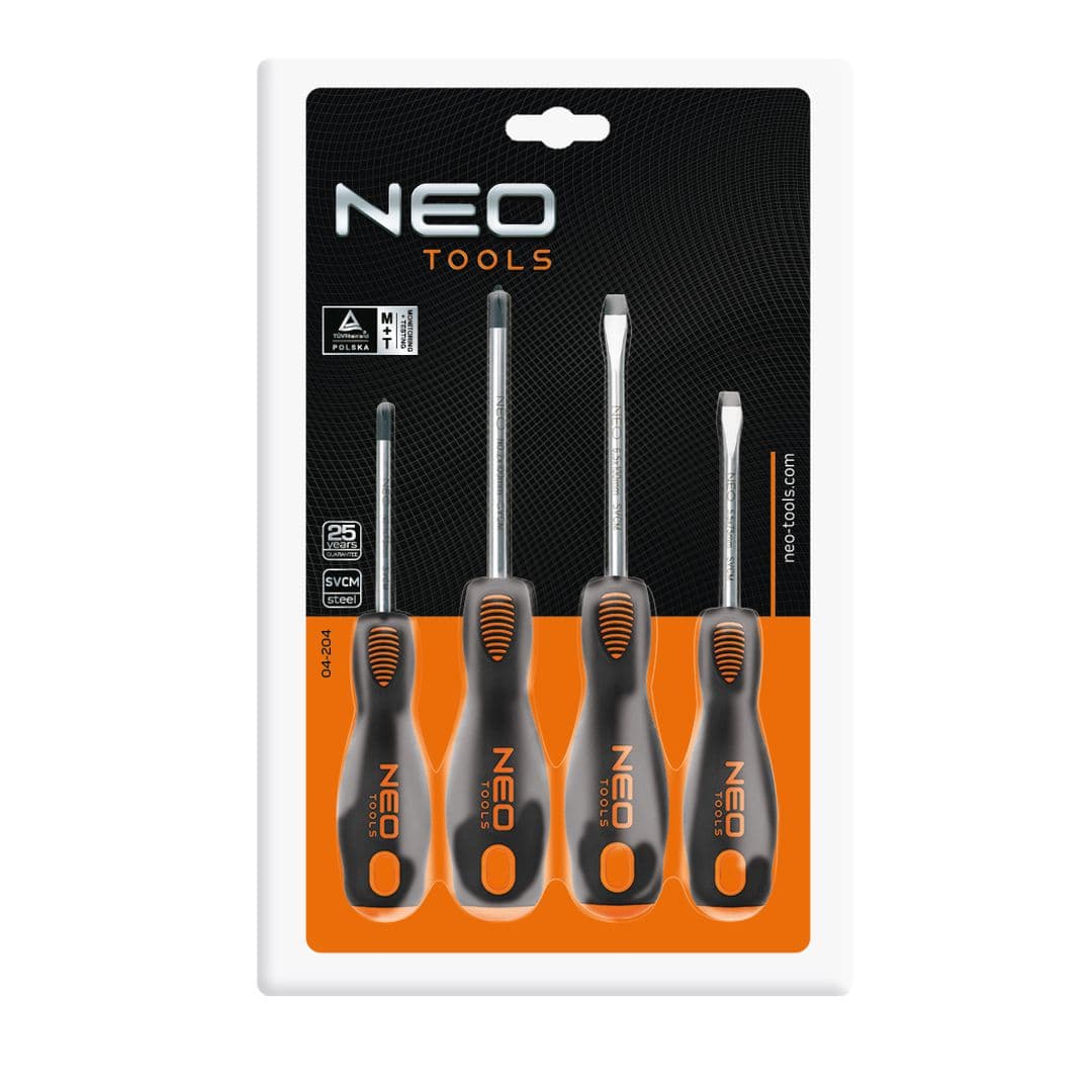 Set izvijačev NEO TOOLS, 4 kose 4