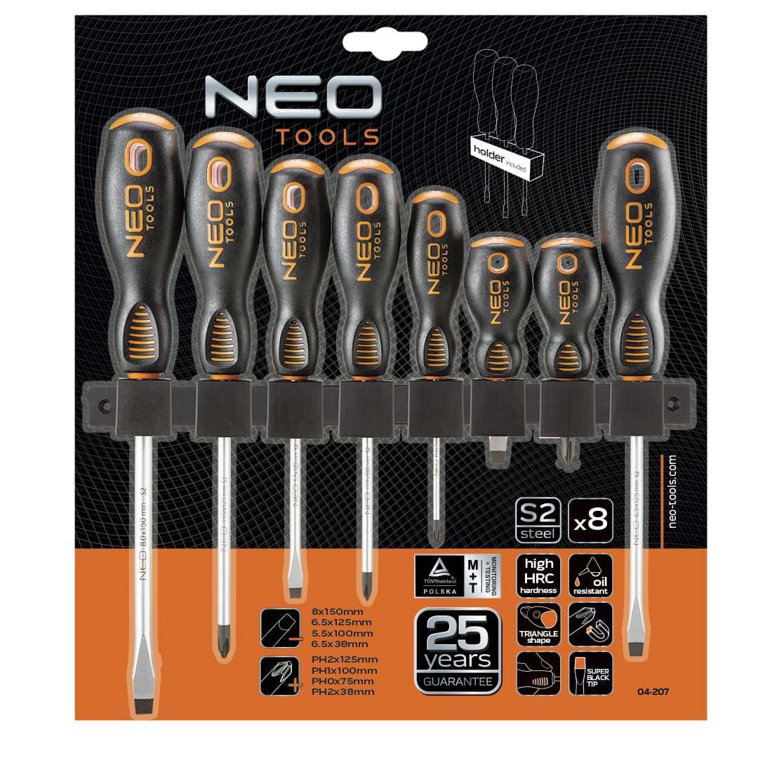Set izvijačev NEO TOOLS, 8 kosov 6