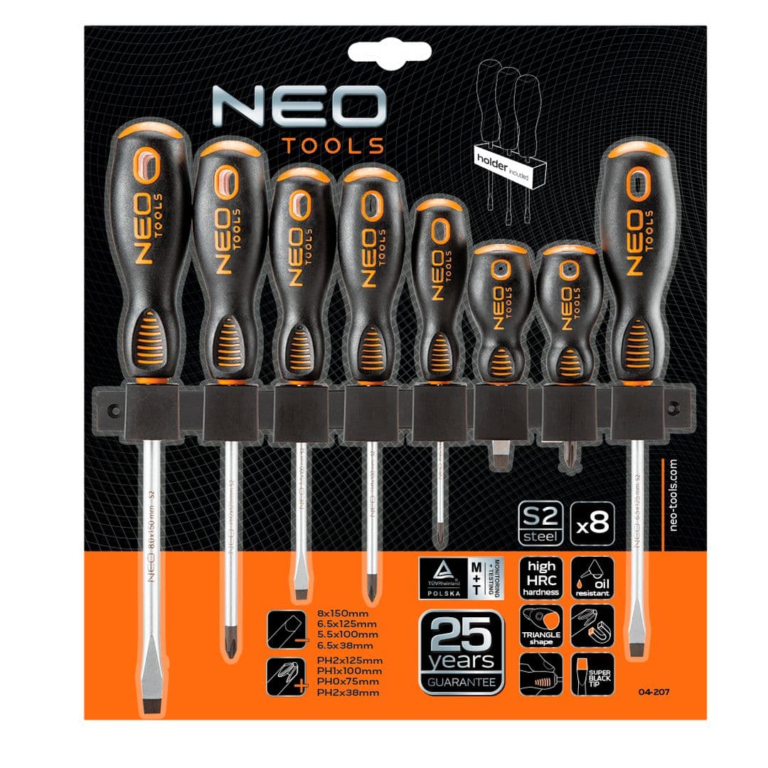 Set izvijačev NEO TOOLS, 8 kosov 5