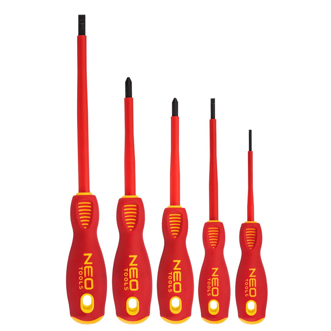 Izvijači NEO TOOLS 1000V, set 5 kos., S2