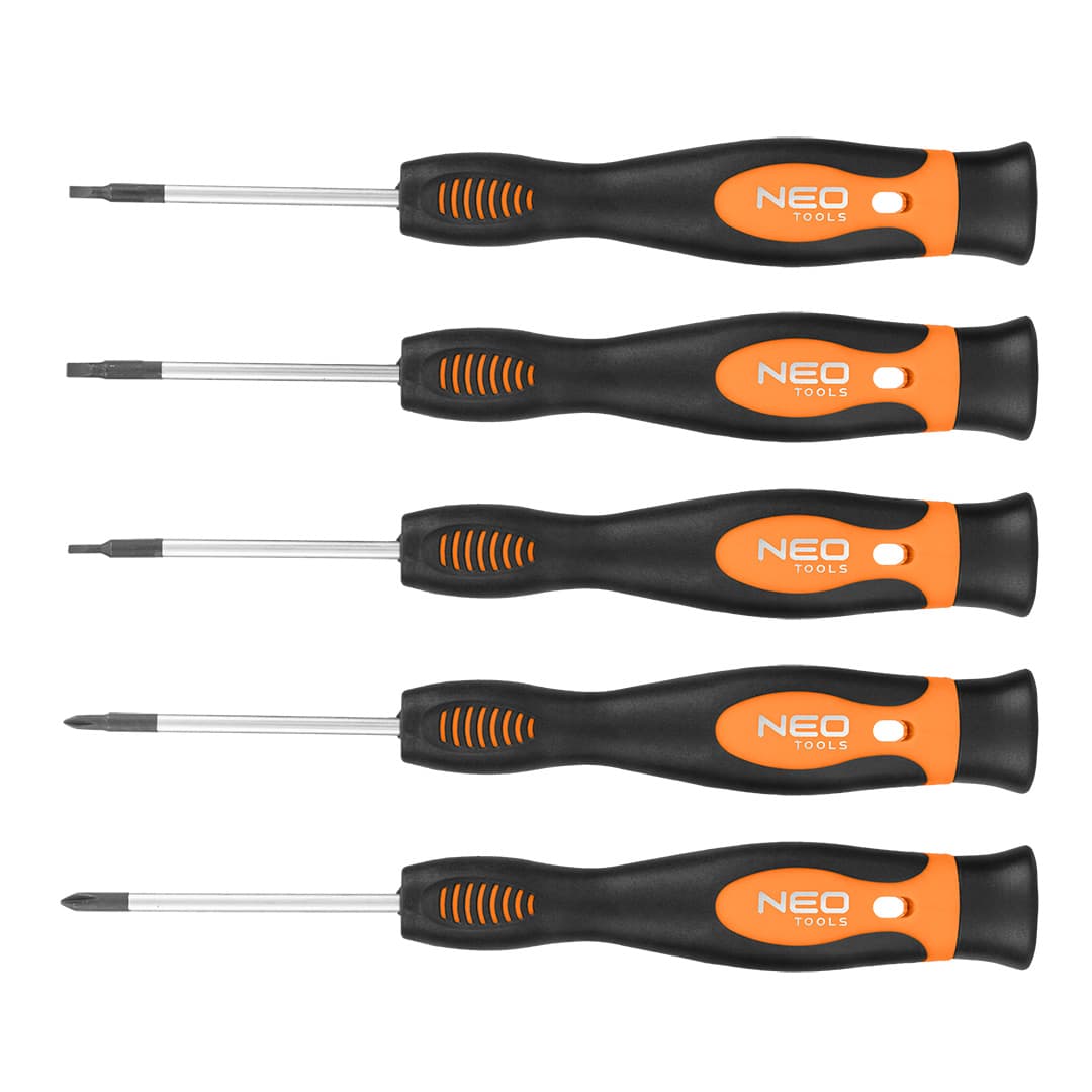NEO TOOLS set preciznih izvijačev, 5 kos