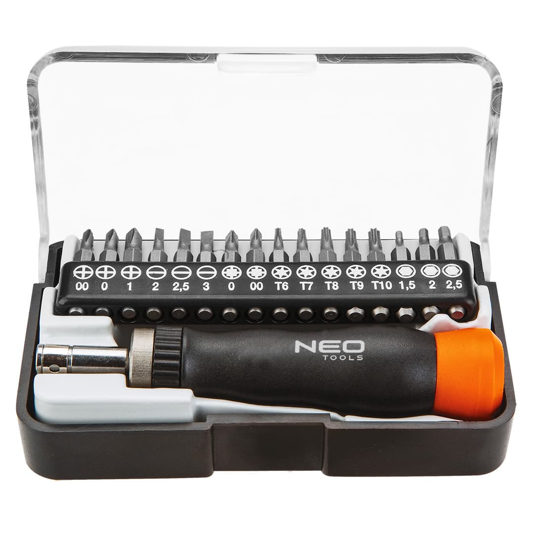 Precizni nastavki za vijačnik NEO TOOLS (17 kosov)