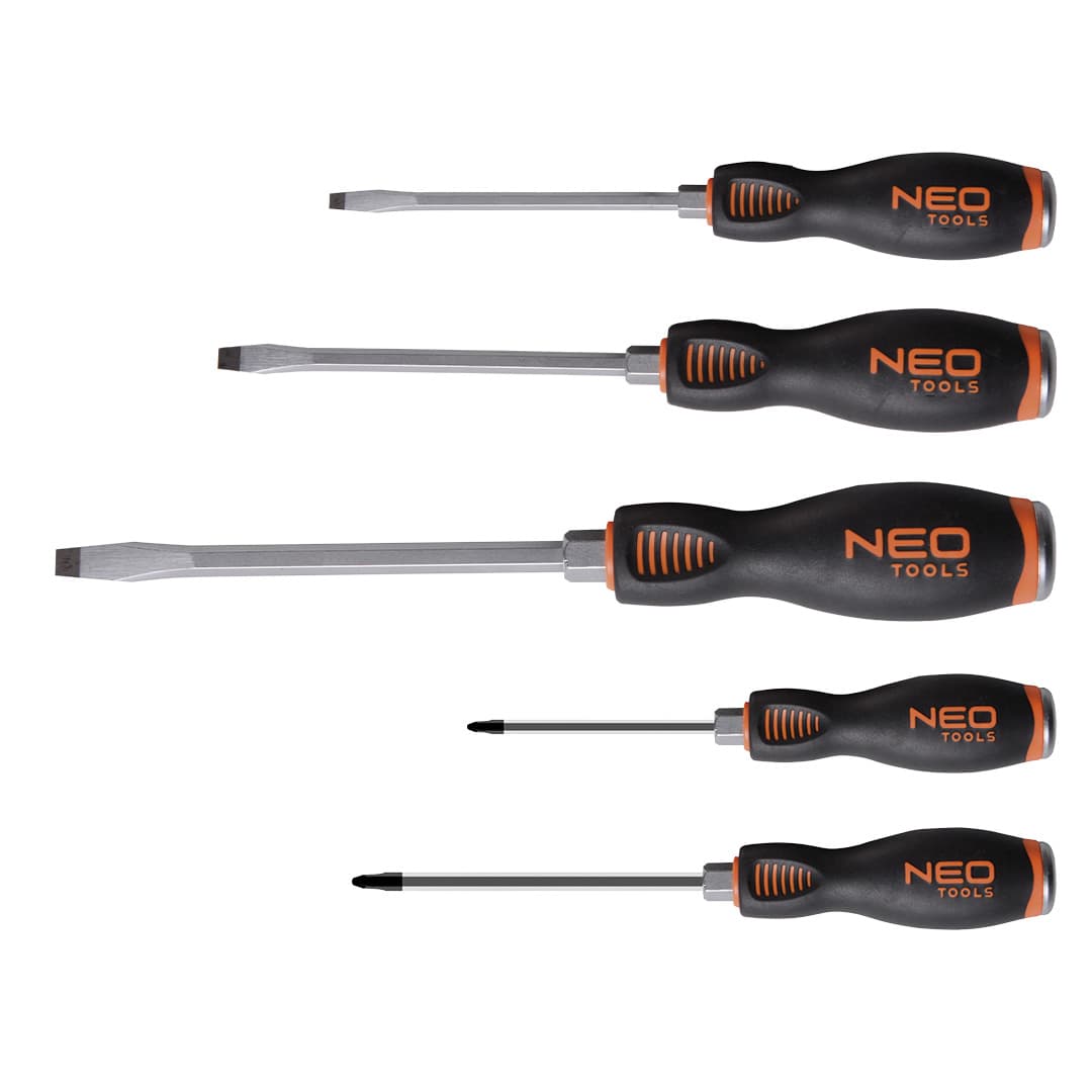 NEO TOOLS udarna dleta, S2, komplet 5 kosov