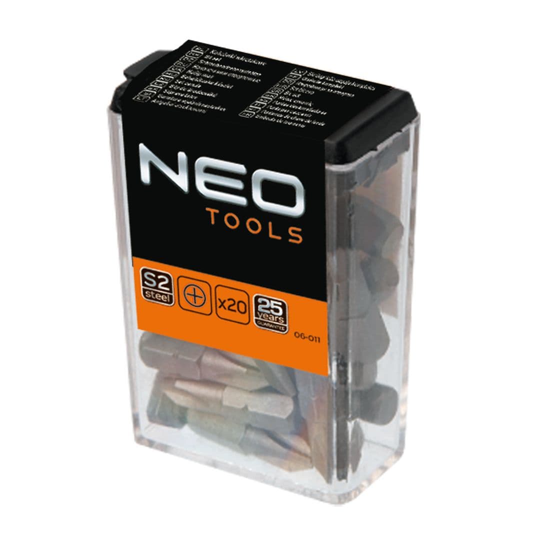 NEO TOOLS nastavki za vijačenje PH2 x 25 mm, 20 kosov 2