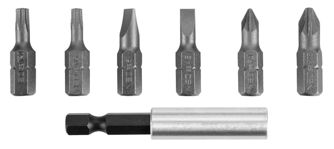 Nastavki za vijačenje z ročajem NEO TOOLS, komplet 7 kos 3