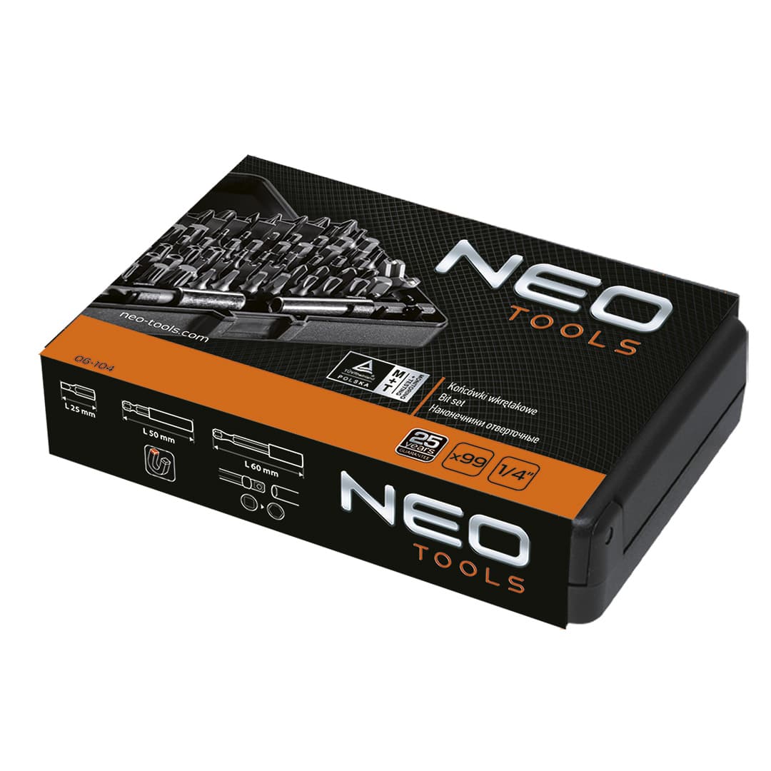 NEO TOOLS nastavki za vijačenje z ročajem, 99 kosov 3