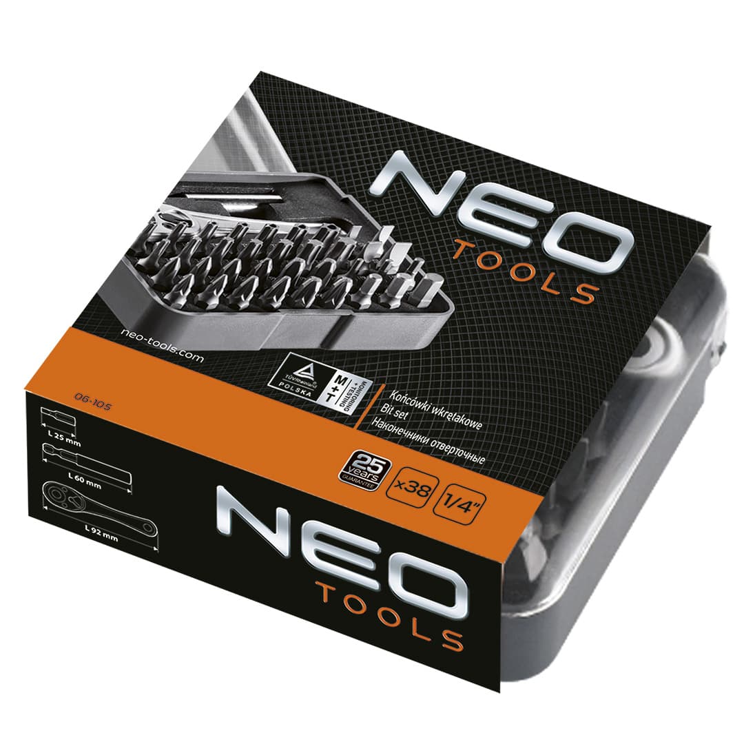Nastavki za izvijače z ročajem NEO TOOLS, set 38 kos. 3