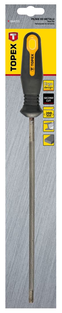 TOPEX Pilnik za ostrenje verige, 200 x 4.0 mm 3