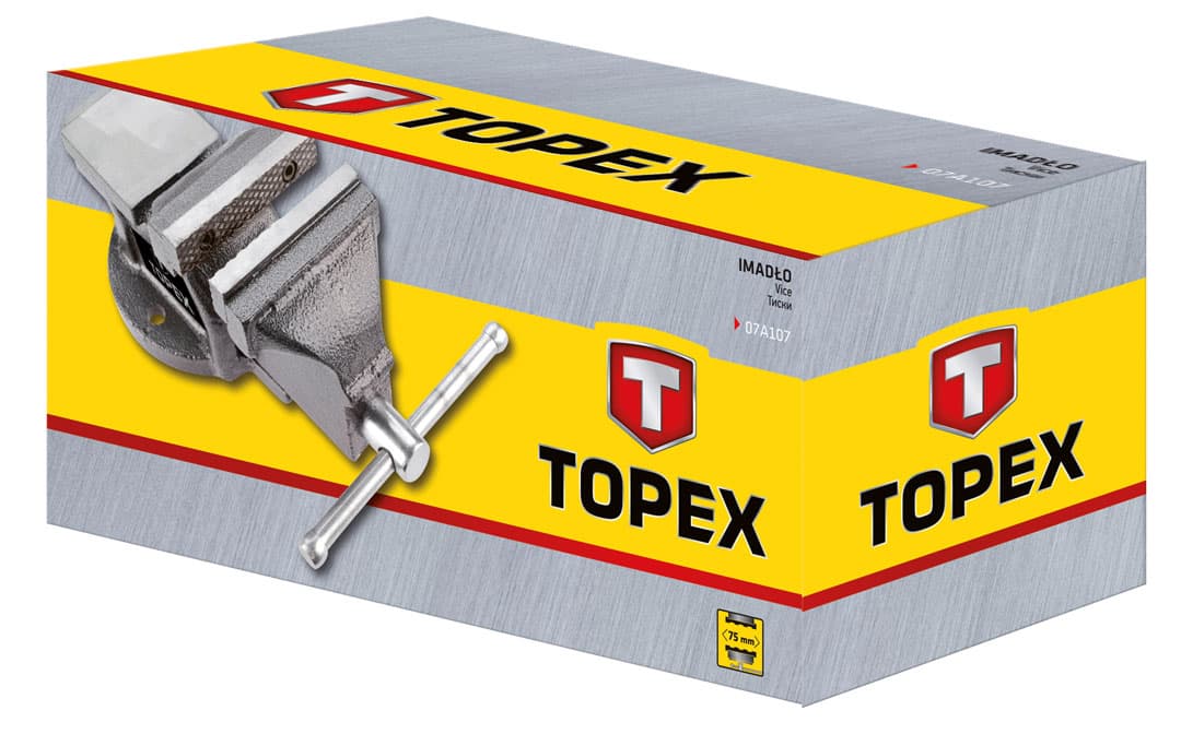 Kljunarprimež TOPEX 75 mm, s nakovalom 2
