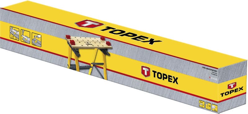 Delovna miza TOPEX, 60 x 24 x 78.5 cm 2