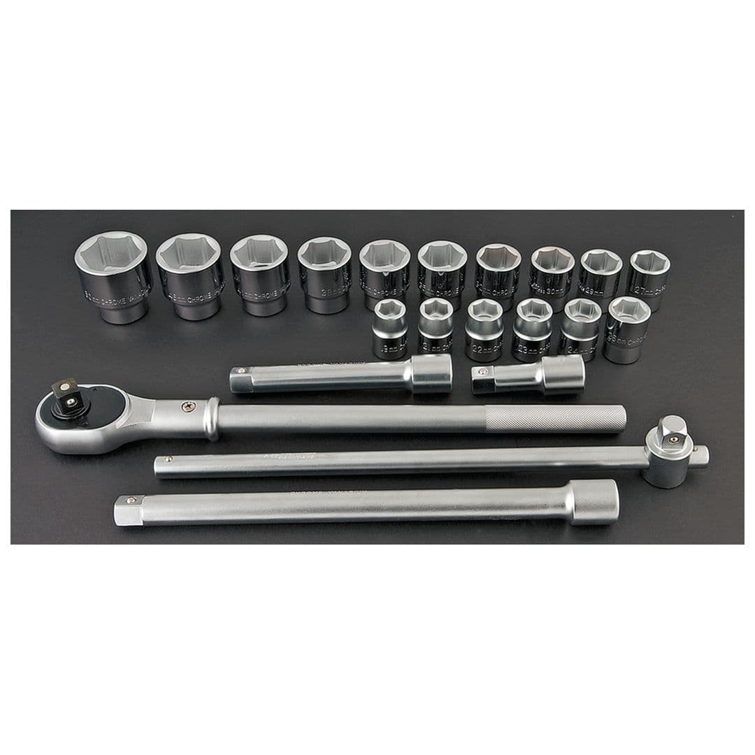 Komplet nasadnih ključev NEO TOOLS 3/4", 21 kosov 2