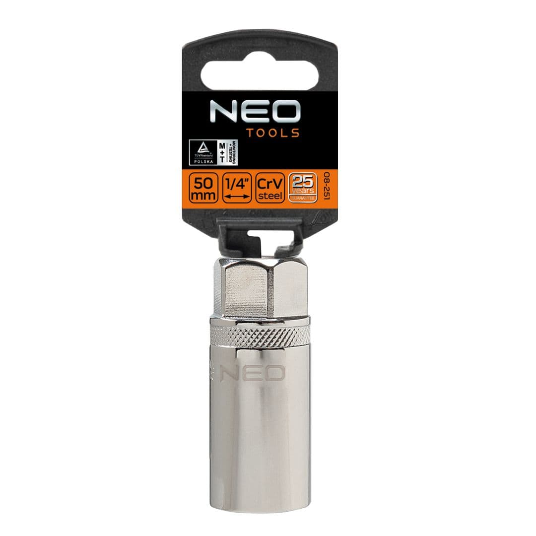 Nasadka za svečke NEO TOOLS 1/2", 21 mm, magnetna 2