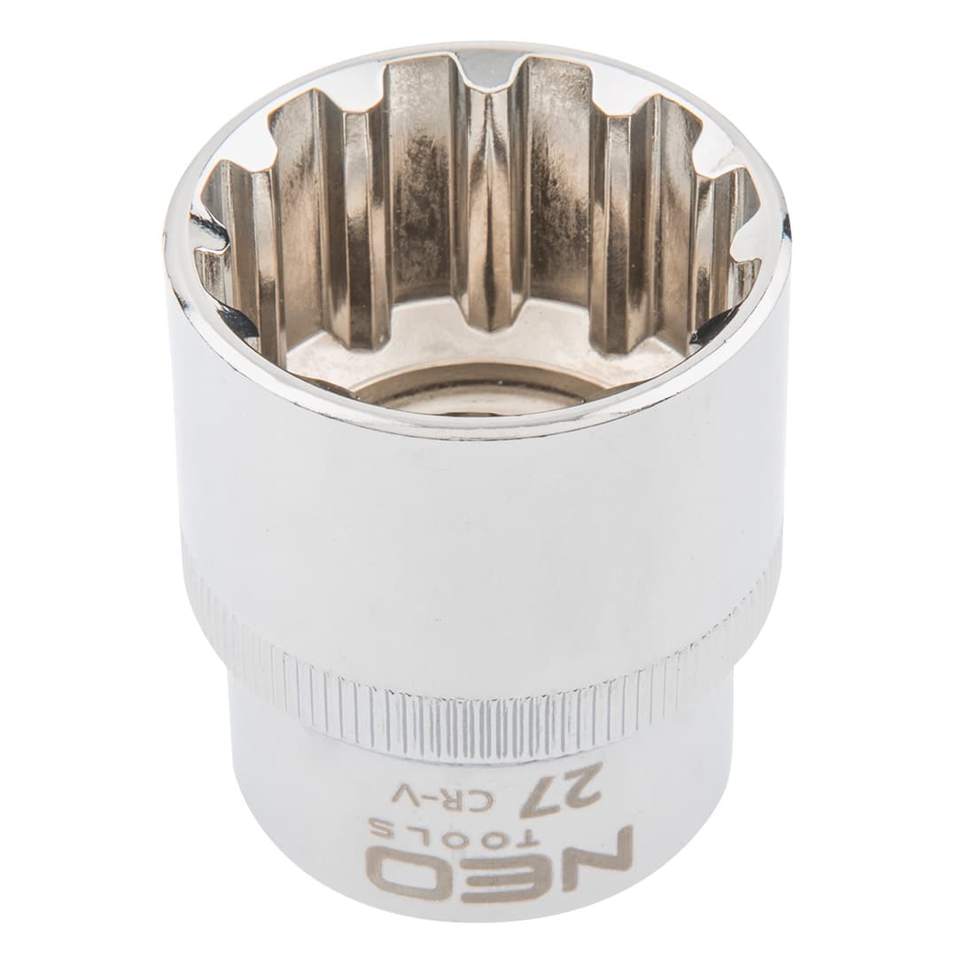 Nasadka Spline NEO TOOLS 1/2", 27 mm