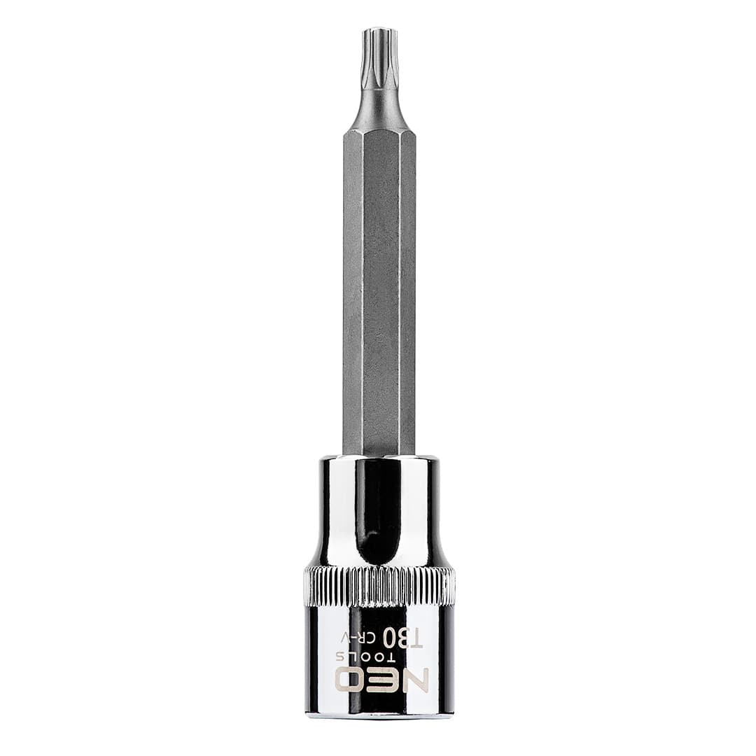 NEO TOOLS Torx nastavka z nastavkom 1/2", T30 x 100 mm