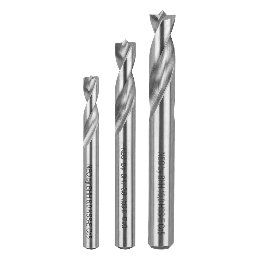 Komplet 3 specialnih svedrov za razvrtanje zvarov (6-10mm)