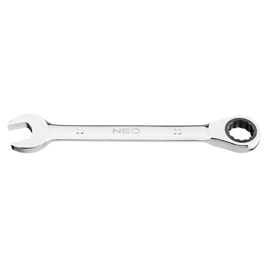 NEO TOOLS ploščato-viličasti ključ z ragljo 22 mm