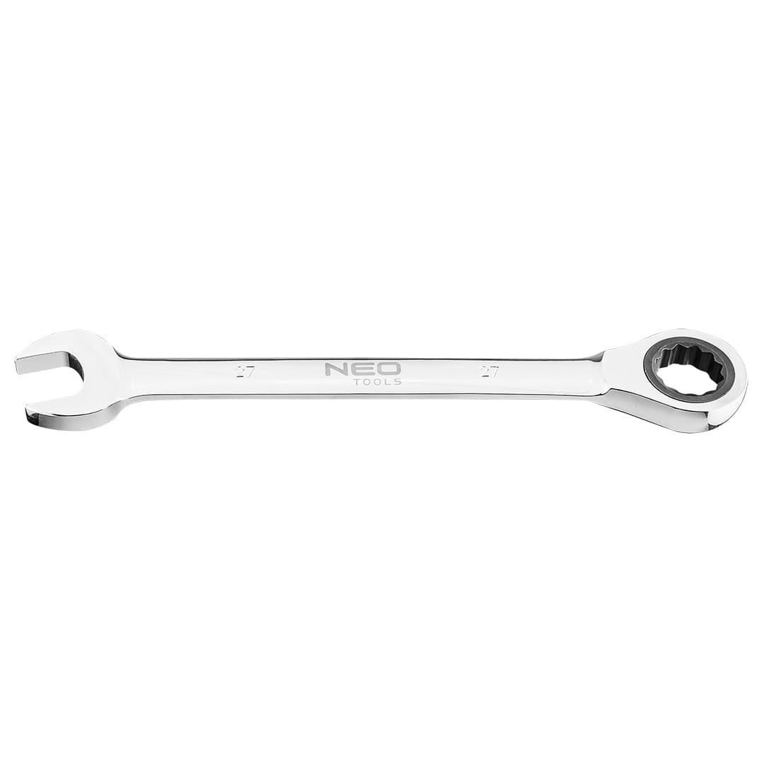 NEO TOOLS ključ očnoploščati z ragljico, 27 mm