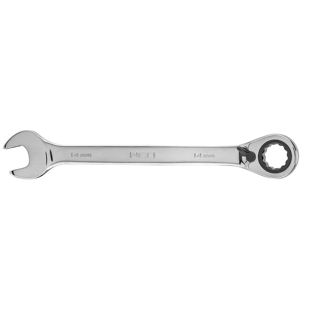 NEO TOOLS Ključ vilasto-ključni z ragljo 14 mm