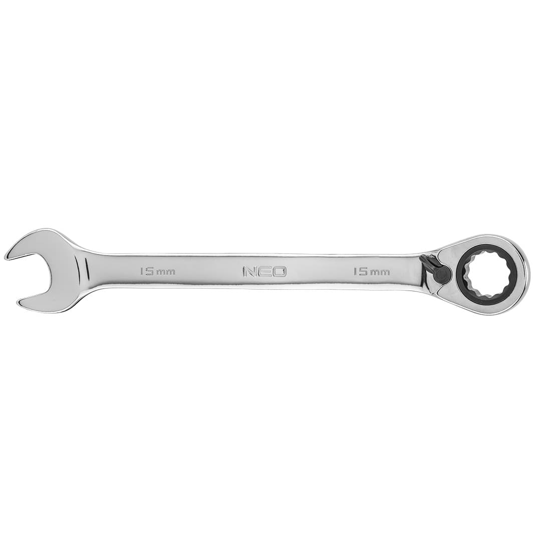 NEO TOOLS Ključ vilasto-ključni z ragljo 15 mm