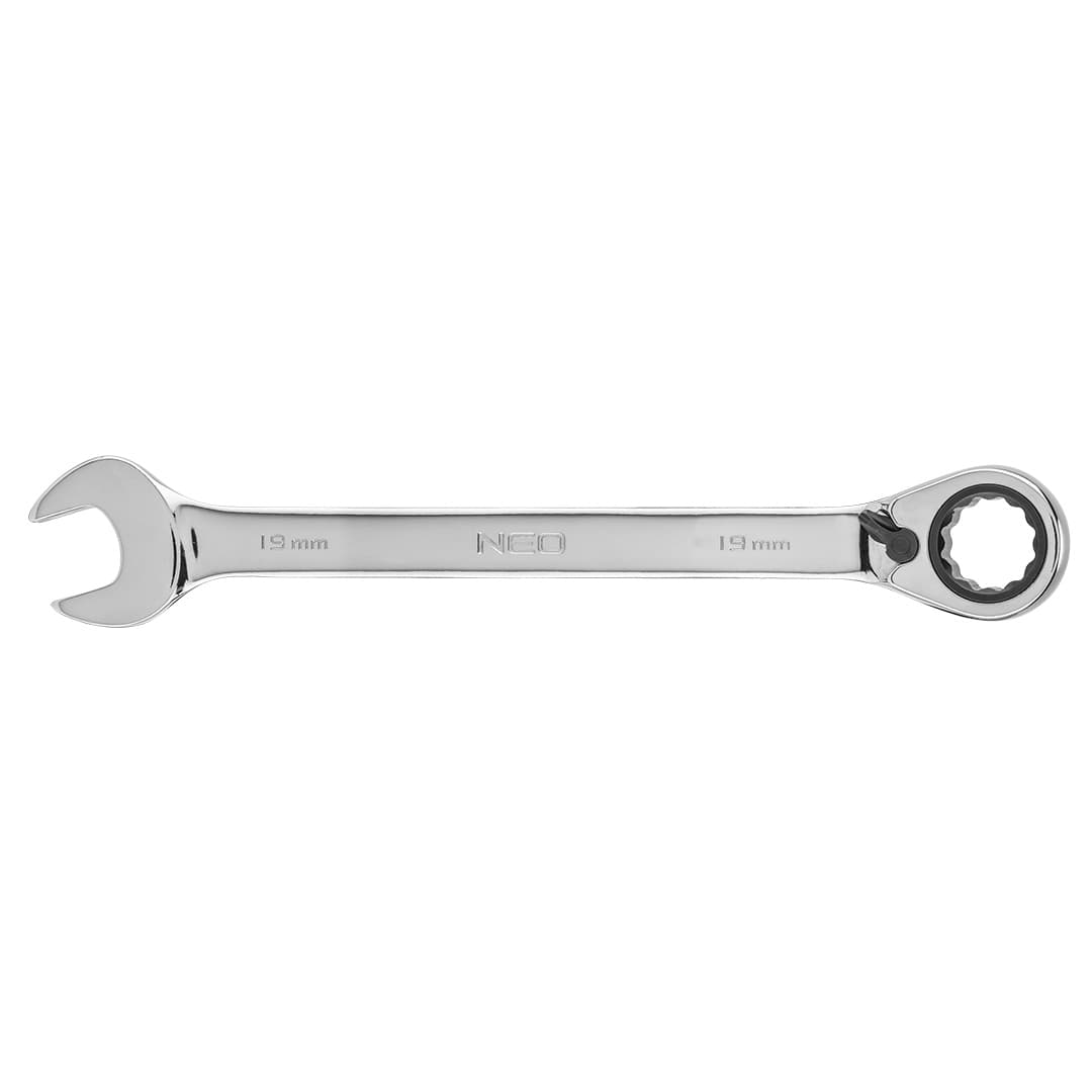 NEO TOOLS Ključ vilasto-ključni z ragljo 19 mm