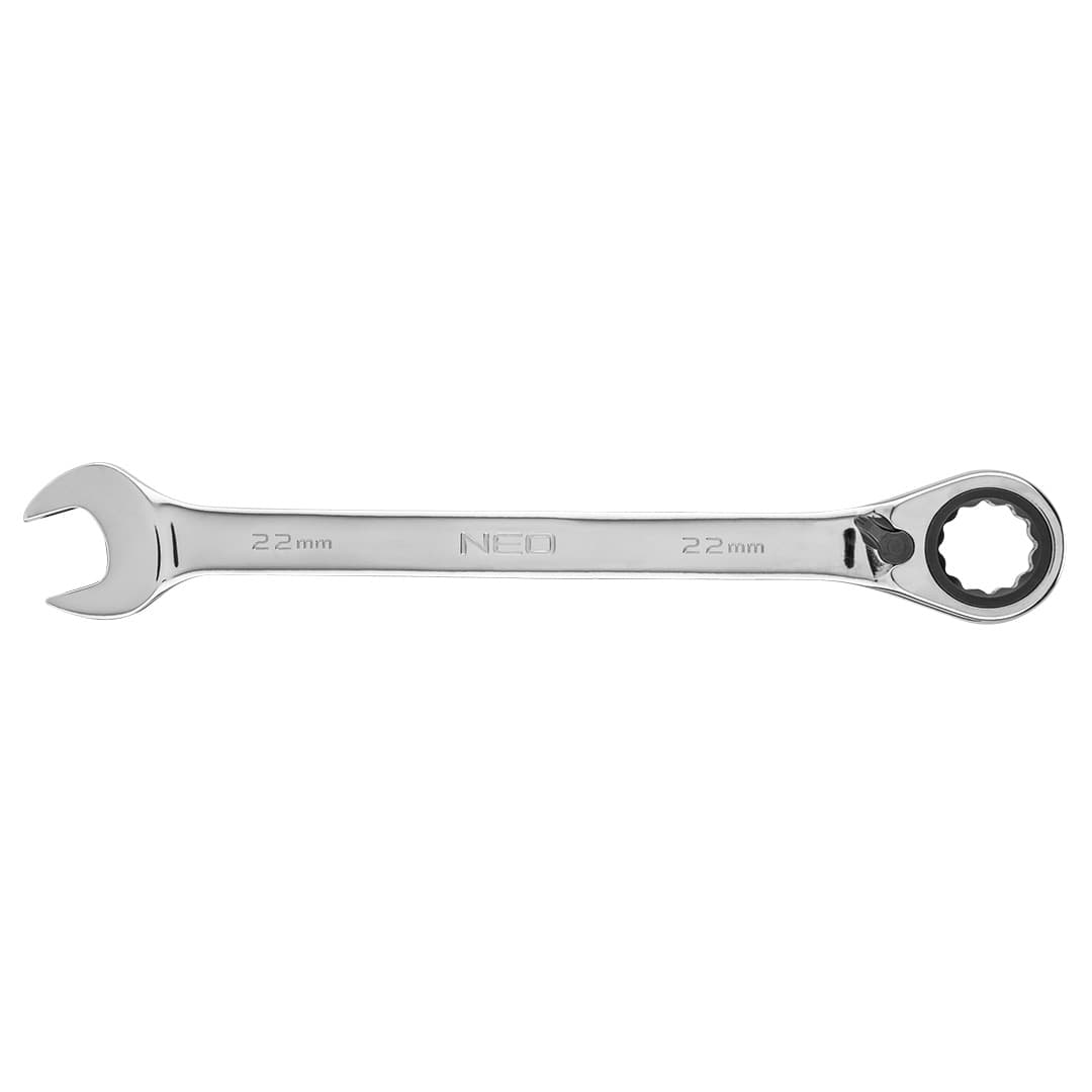 NEO TOOLS Kombinirani ključ z ragljo in preklopnikom 22 mm