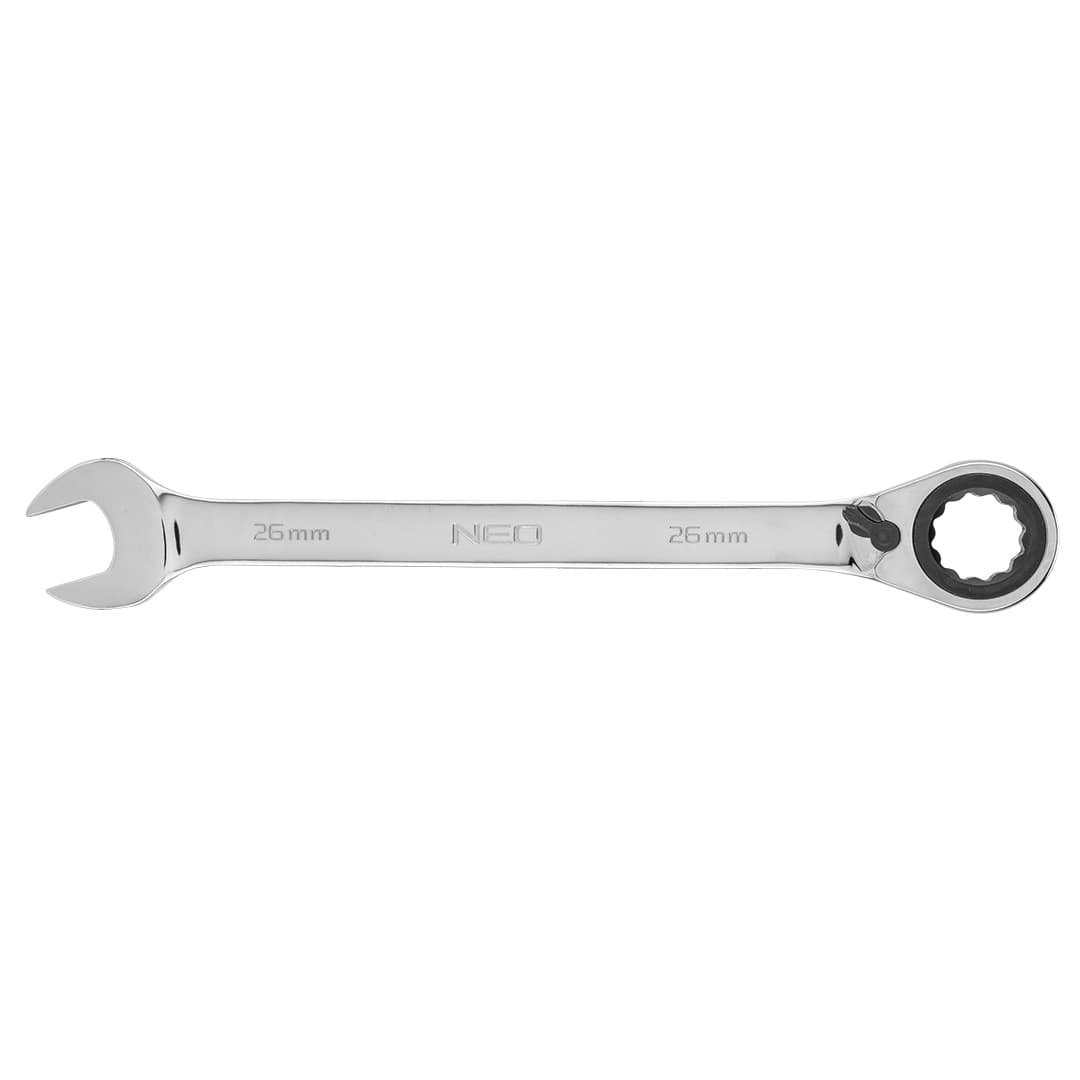 NEO TOOLS Kombinirani ključ z ragljo in preklopnikom 26 mm