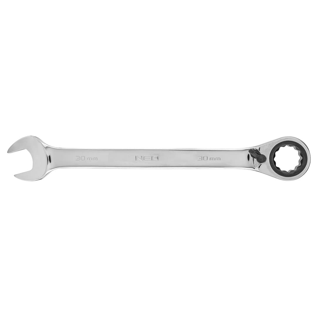 NEO TOOLS Kombinirani ključ z ragljo in preklopnikom 30 mm