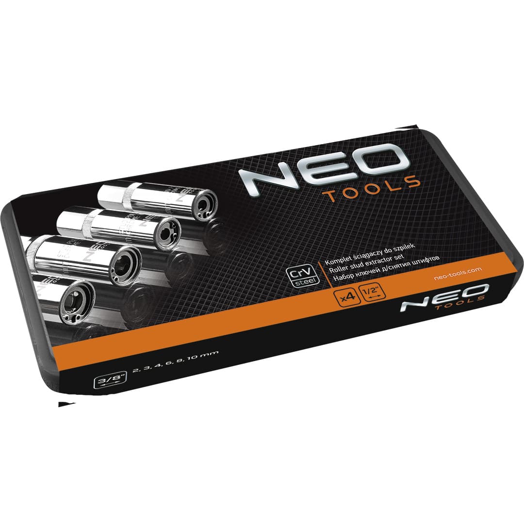 Set za odstranjevanje zatičev NEO TOOLS, 4 kosi 4