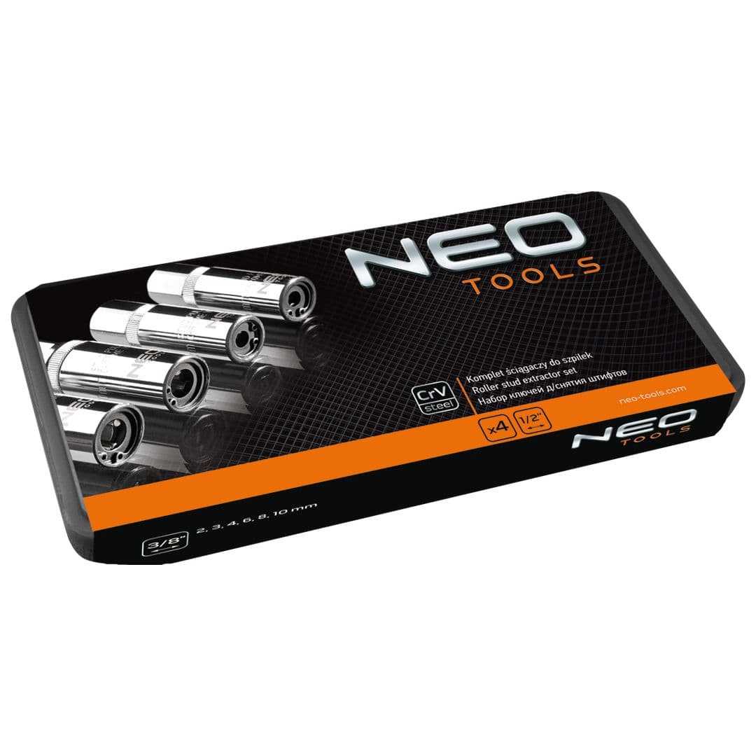 Set za odstranjevanje zatičev NEO TOOLS, 4 kosi 2