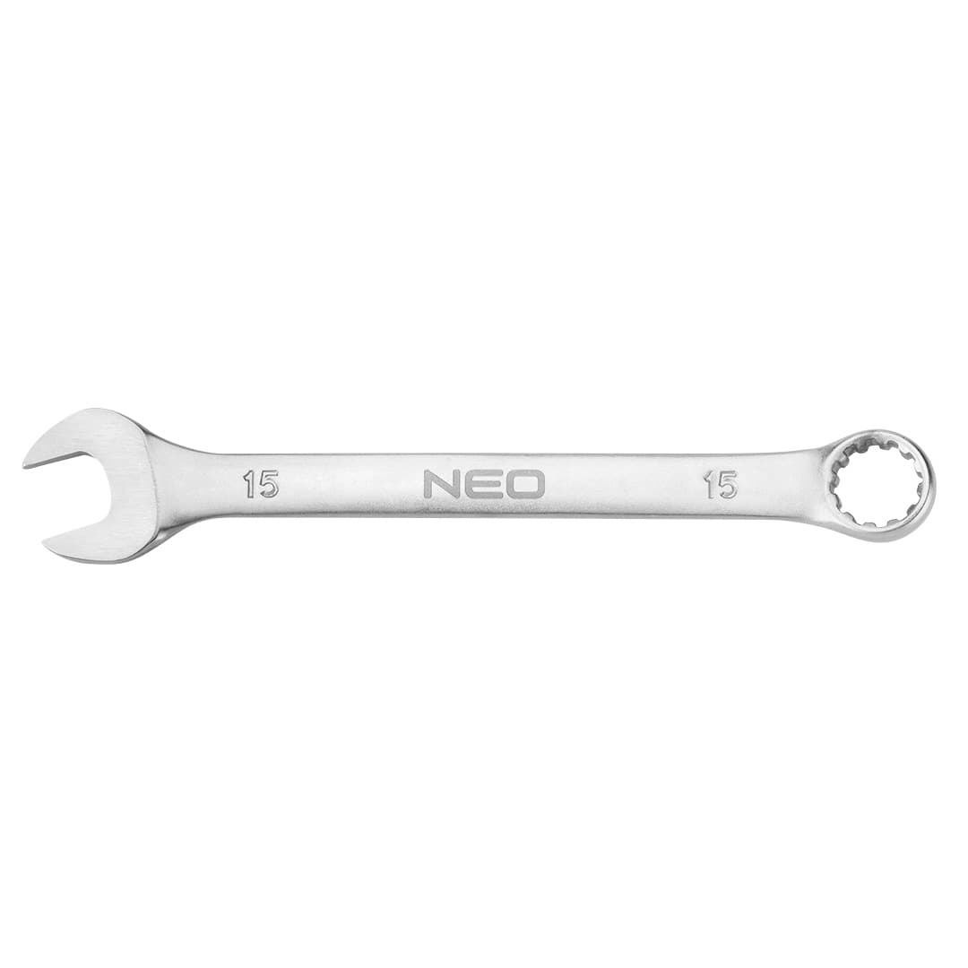 NEO TOOLS Ključ vilasto-okasti 15 mm, 190 mm