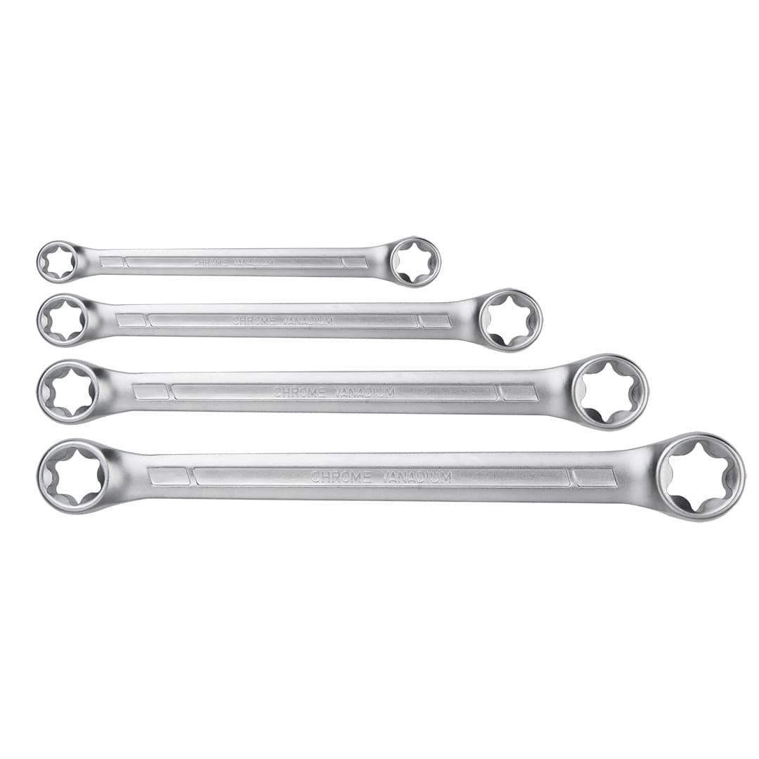 NEO TOOLS Ključi očesni Torx, komplet 4 kosov (T6-T24)